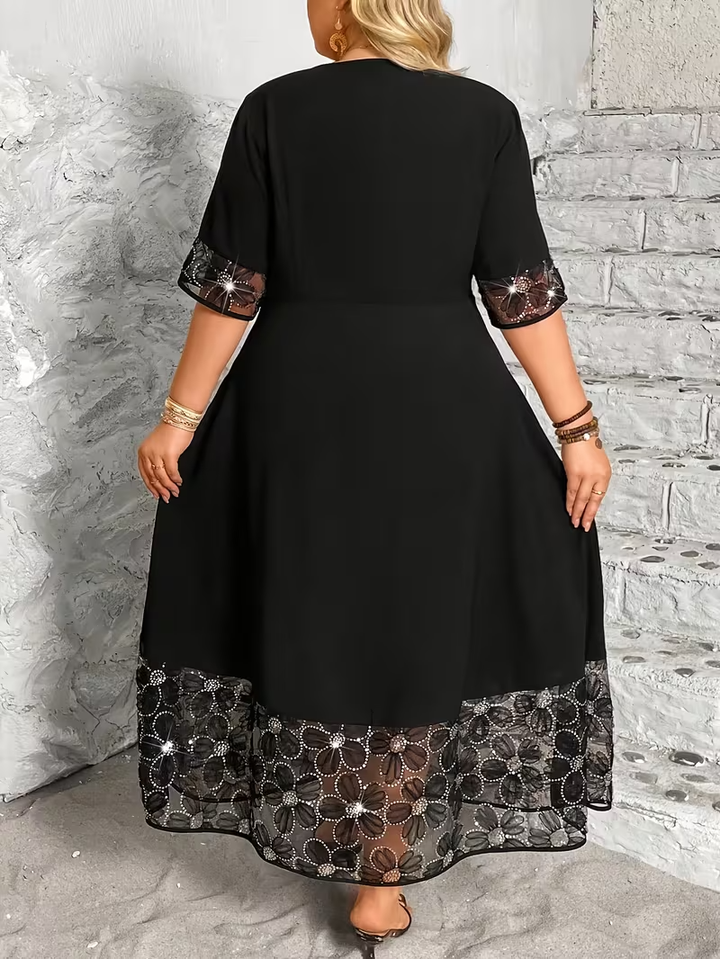 Women’s Embroidered Midi Dress