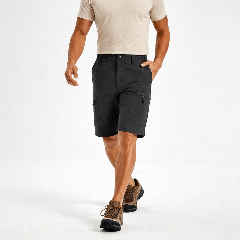 Men’s Cargo Shorts with Side Zip Cargo Pockets
