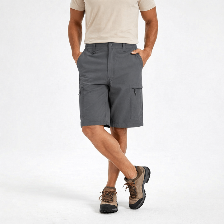Men’s Cargo Shorts with Side Zip Cargo Pockets