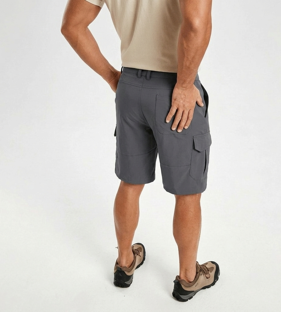 Men’s Cargo Shorts with Side Zip Cargo Pockets