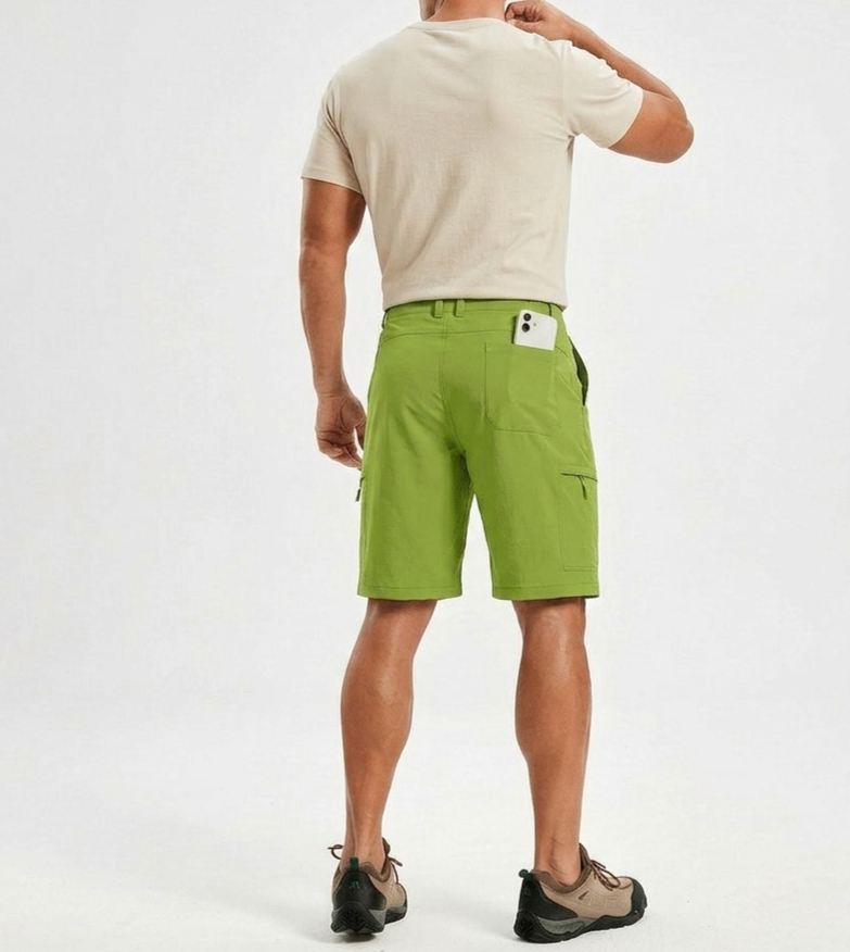 Men’s Cargo Shorts with Side Zip Cargo Pockets