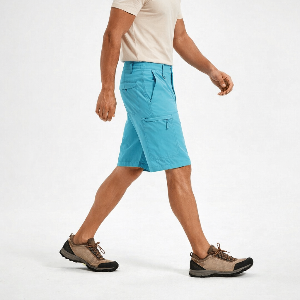 Men’s Cargo Shorts with Side Zip Cargo Pockets
