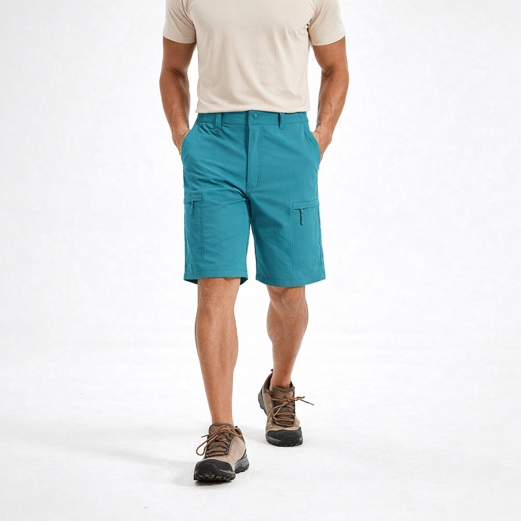 Men’s Cargo Shorts with Side Zip Cargo Pockets