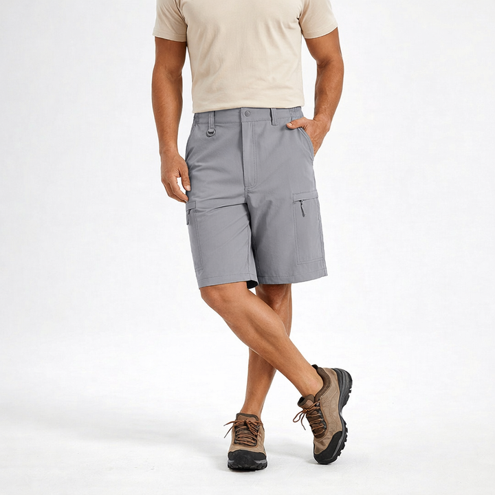 Men’s Cargo Shorts with Side Zip Cargo Pockets