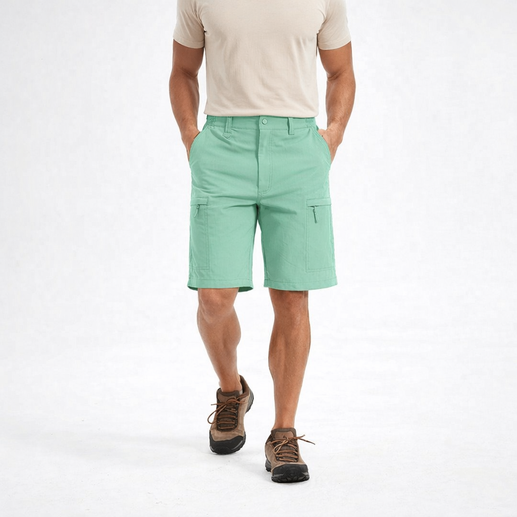 Men’s Cargo Shorts with Side Zip Cargo Pockets
