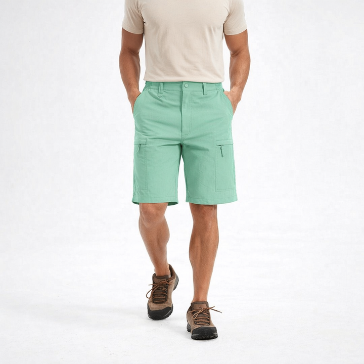 Men’s Cargo Shorts with Side Zip Cargo Pockets