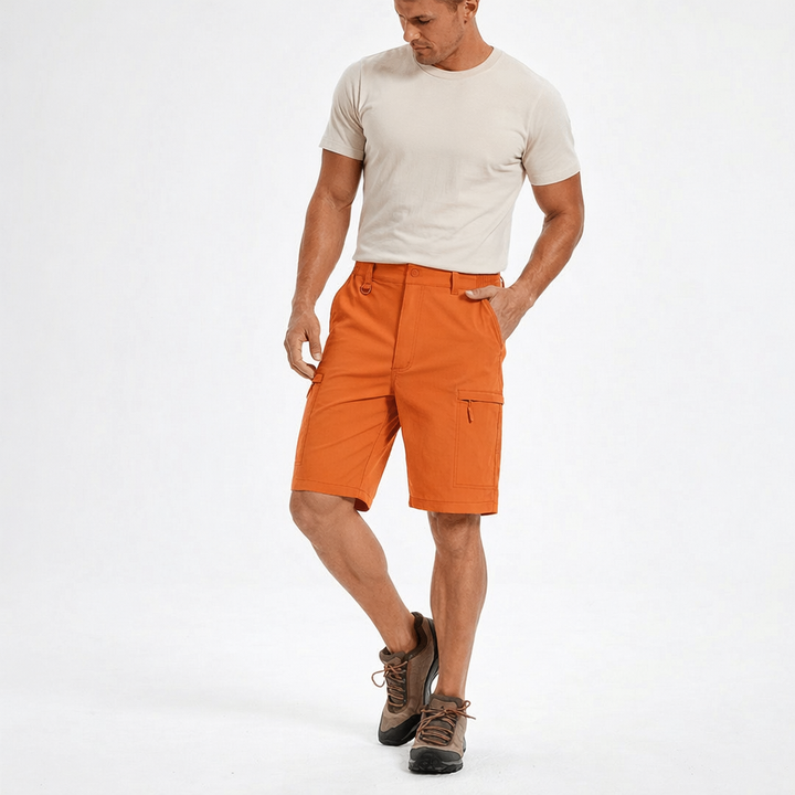 Men’s Cargo Shorts with Side Zip Cargo Pockets