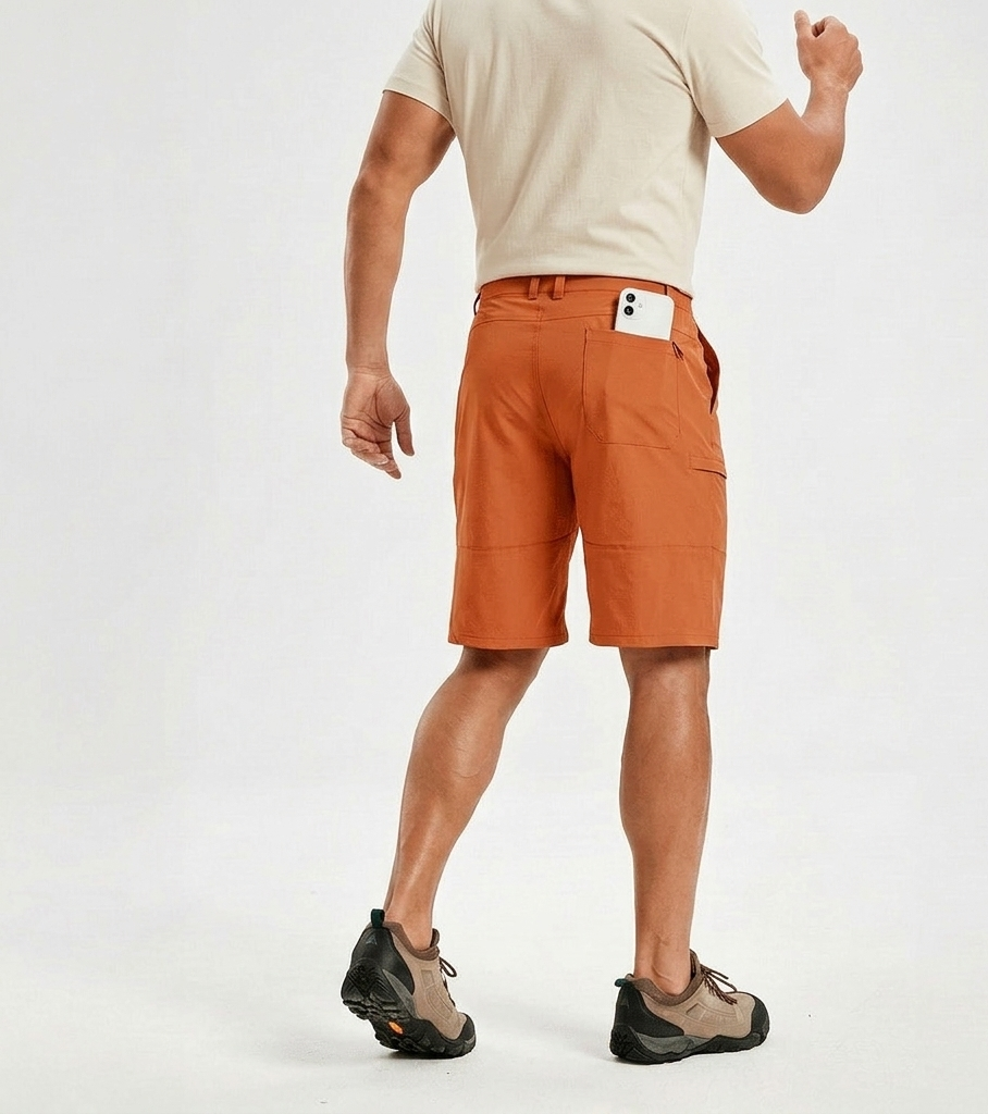 Men’s Cargo Shorts with Side Zip Cargo Pockets