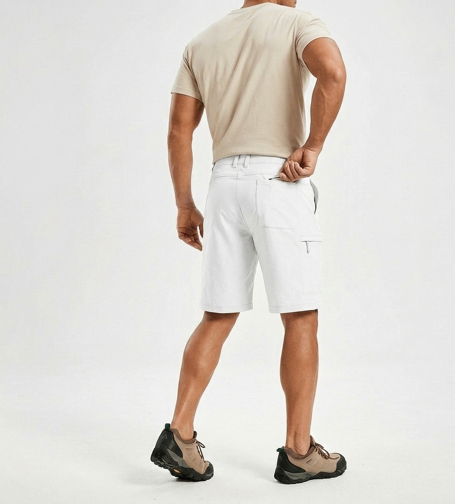 Men’s Cargo Shorts with Side Zip Cargo Pockets